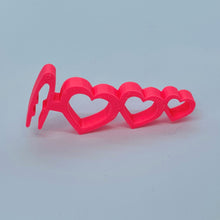 Load image into Gallery viewer, ShoeTails Pink Floating Cloud Hearts Clips for Clogs and Shoes (1 Pair)