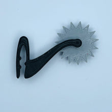 Load image into Gallery viewer, ShoeTails Mini Spinning Spurs Black with Silver for Clogs and Shoes (1 Pair)