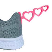 Load image into Gallery viewer, ShoeTails Pink Floating Cloud Hearts Clips for Clogs and Shoes (1 Pair)