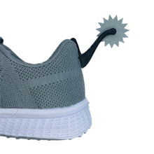 Load image into Gallery viewer, ShoeTails Mini Spinning Spurs Black with Silver for Clogs and Shoes (1 Pair)