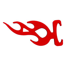 Load image into Gallery viewer, ShoeTails Red Fire Flame Shoe Clip Attachment for Crocs* (1 Pair)