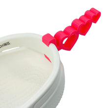 Load image into Gallery viewer, ShoeTails Pink Floating Cloud Hearts Attachment for Crocs* (1 Pair)