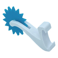 Load image into Gallery viewer, ShoeTails Mini Spinning Spurs White with Customized Rowel Color for Crocs* (1 Pair)