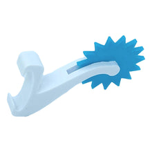 Load image into Gallery viewer, ShoeTails Mini Spinning Spurs White with Customized Rowel Color for Crocs* (1 Pair)