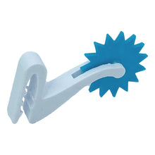 Load image into Gallery viewer, ShoeTails Mini Spinning Spurs White with Customized Rowel Color for Clogs and Shoes (1 Pair)